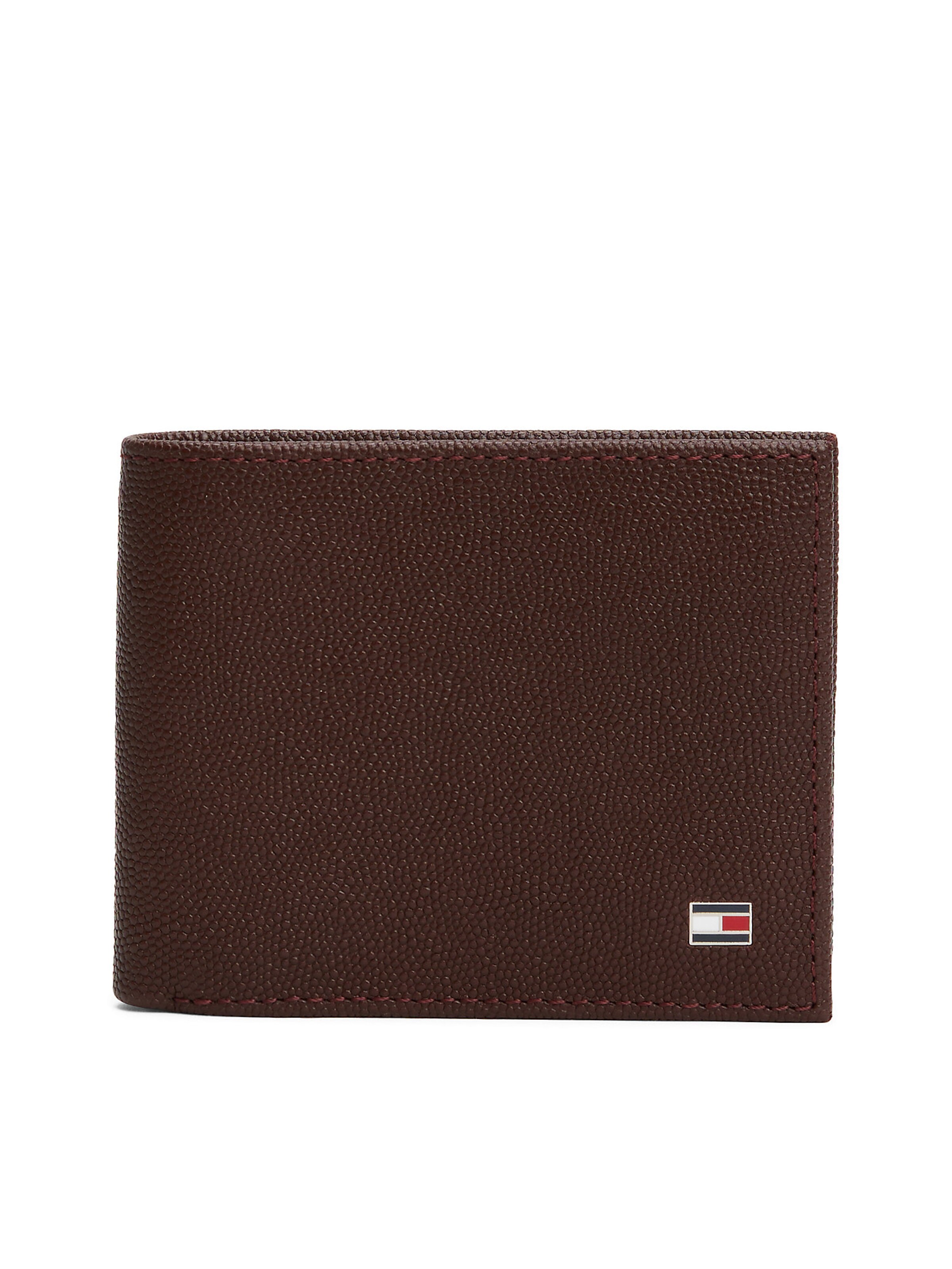 TOMMY HILFIGER Wallet in Brown: front