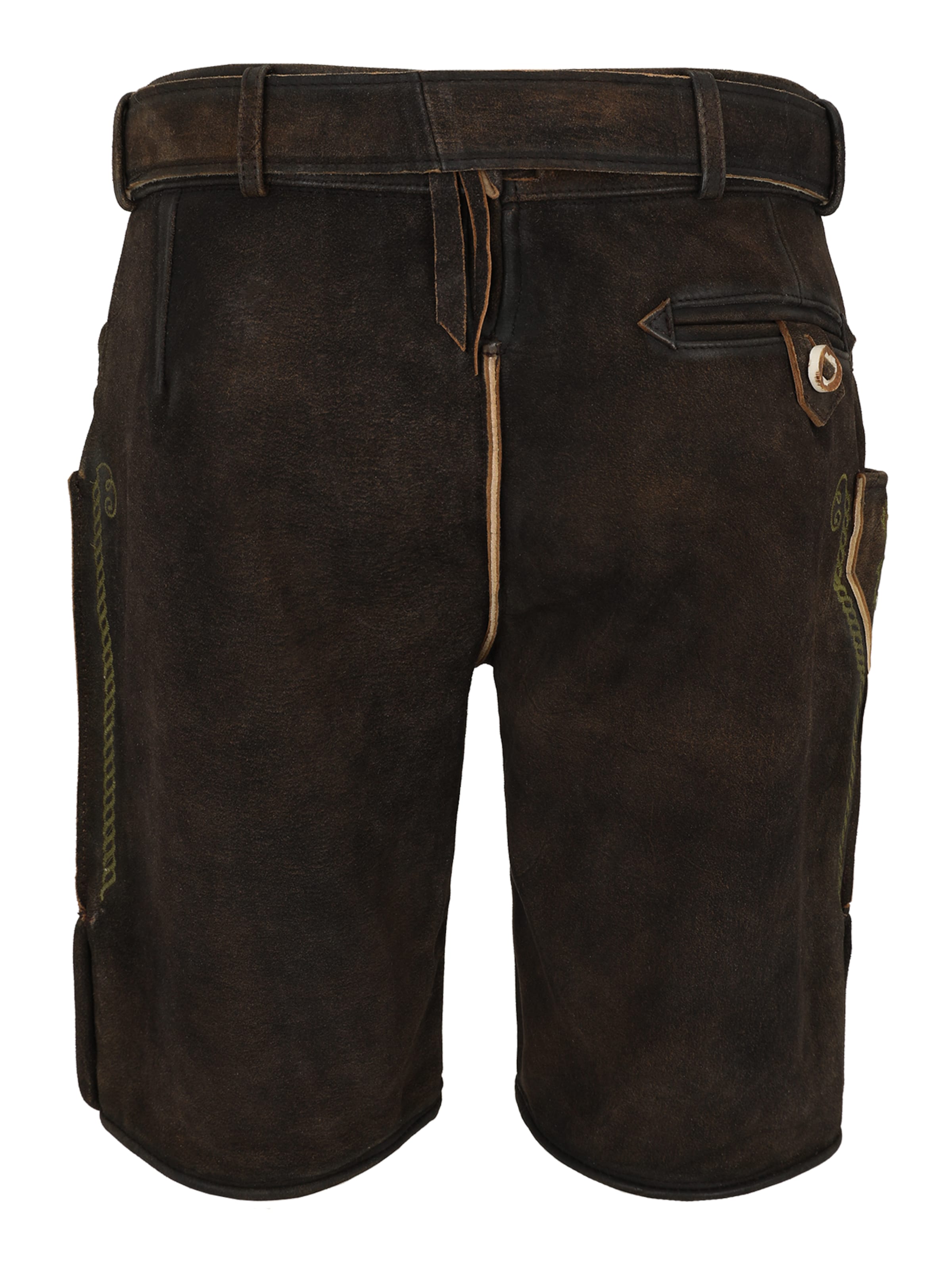 Regular Pantalon folklorique 'Milian' Krüger Buam en marron