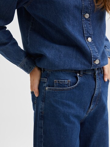 SELECTED FEMME Regular Jeans 'Blair' in Blauw