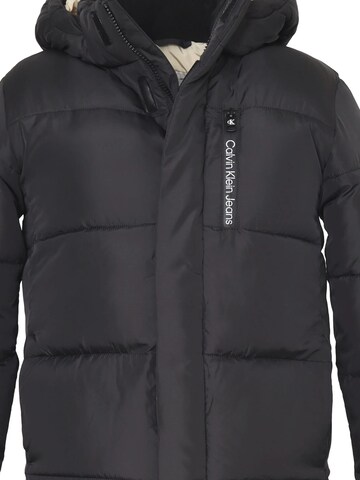 Calvin Klein Winterjacke 'CK' in Schwarz