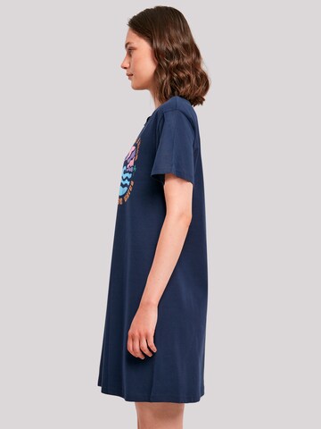 F4NT4STIC Kleid 'Life Is A Beach Enjoy The Waves' in Blau