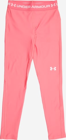 UNDER ARMOURSkinny Sportske hlače - roza boja: prednji dio