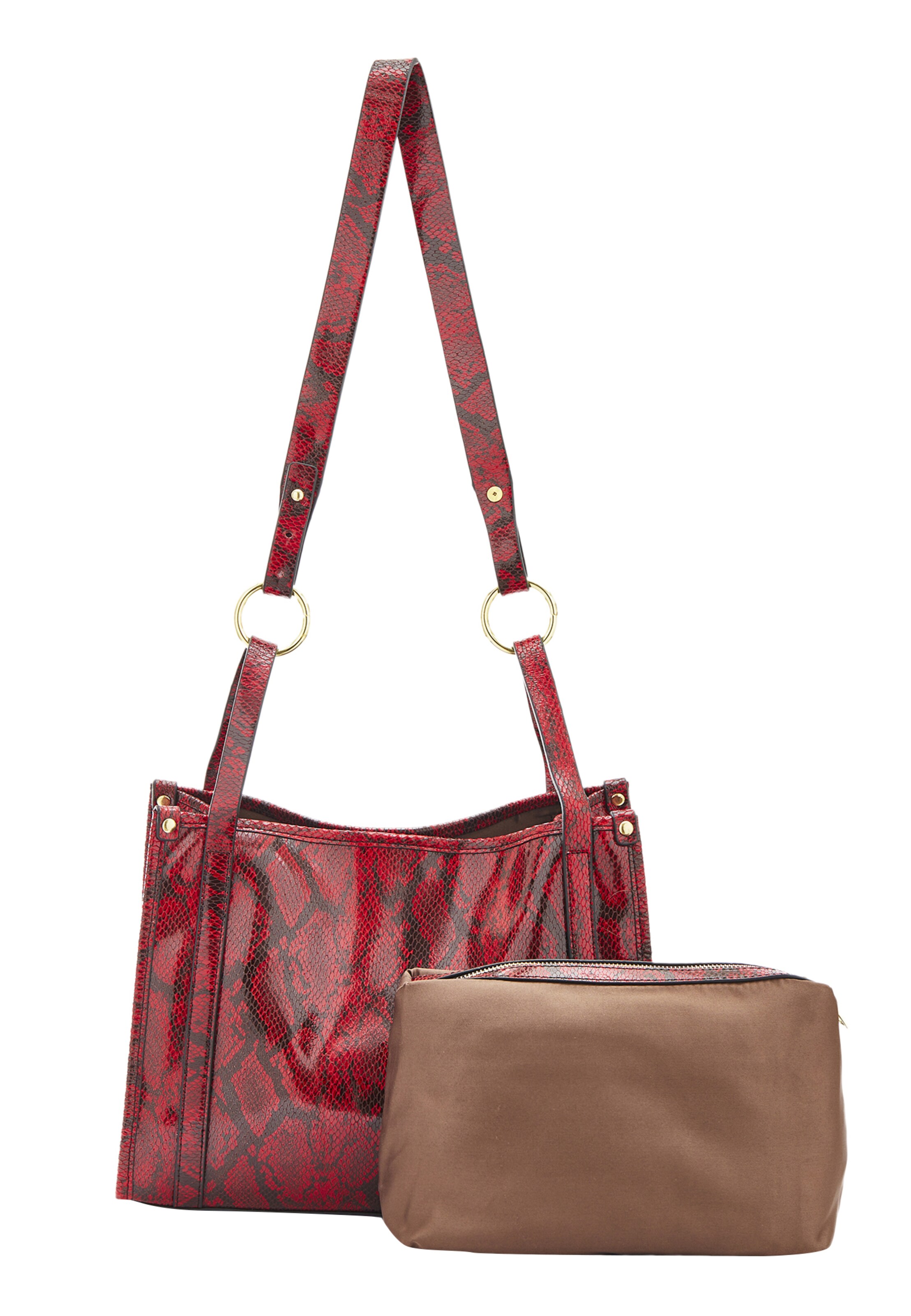 NAEMI Наплечная сумка в Красный: спереди