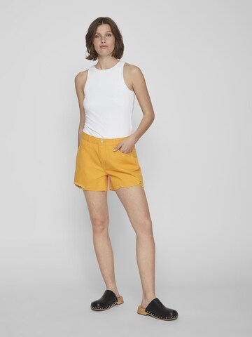 VILA Regular Shorts 'Maura' in Orange