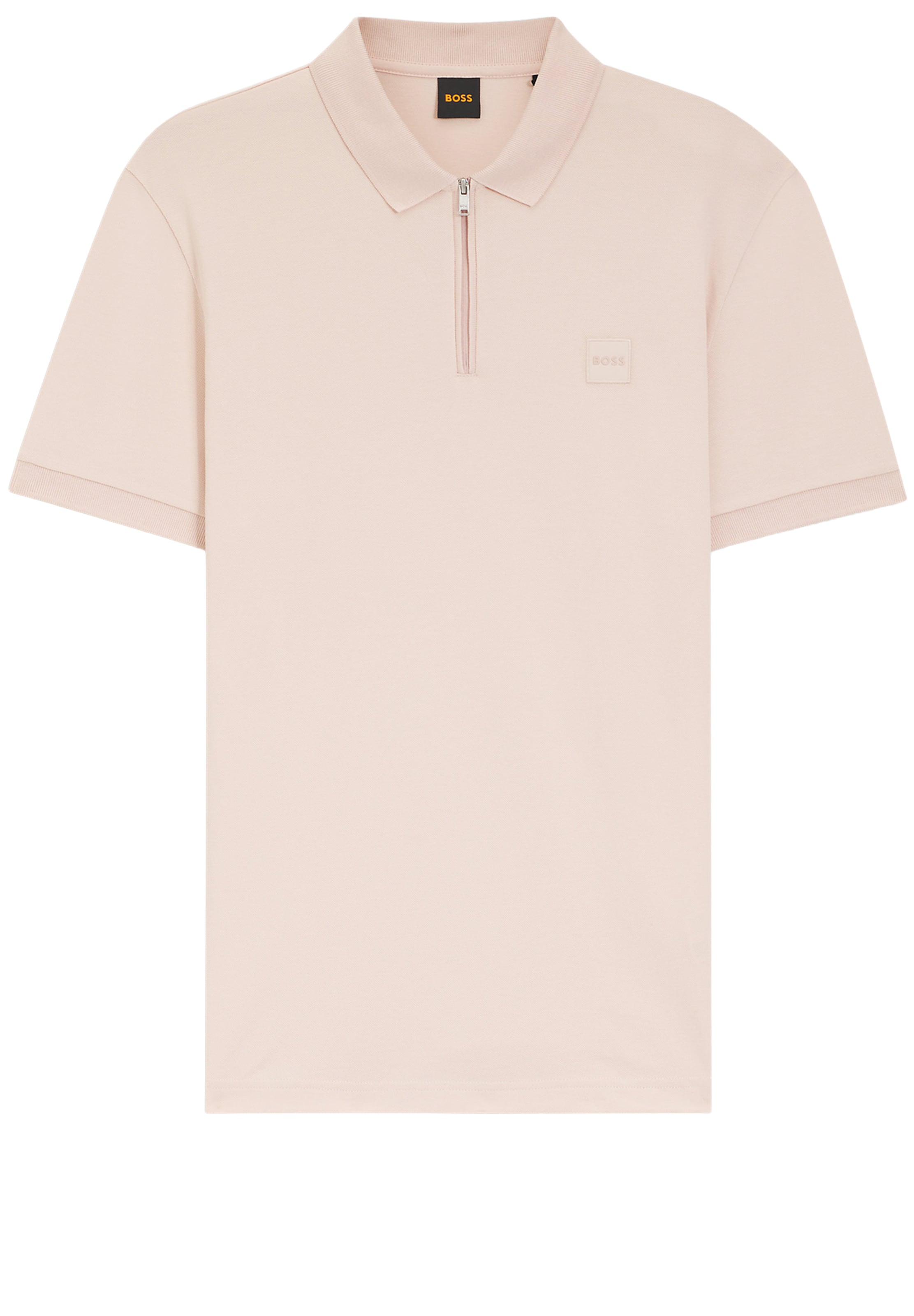 BOSS Shirt 'Passerzip' in Pink: Vorderseite