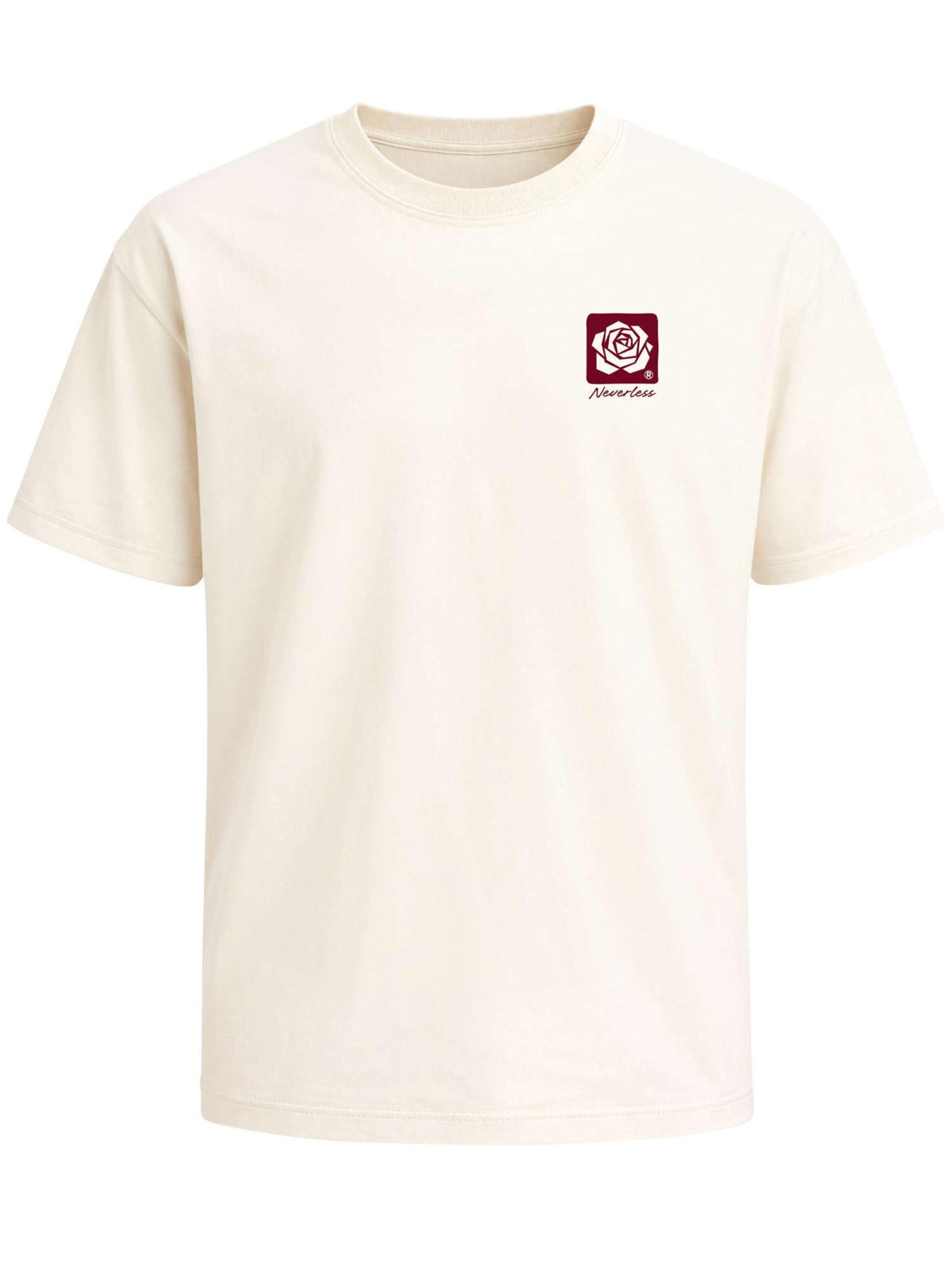 Neverless Shirt 'Rose' in Beige: front