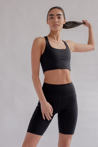 Girlfriend Collective Bustier Sportmelltartók 'Paloma' - fekete