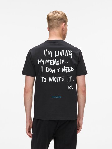 KARL LAGERFELD JEANS Μπλουζάκι σε μαύρο