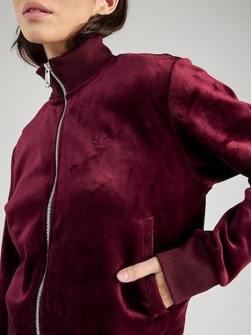 Veste de survêtement ADIDAS ORIGINALS en rouge