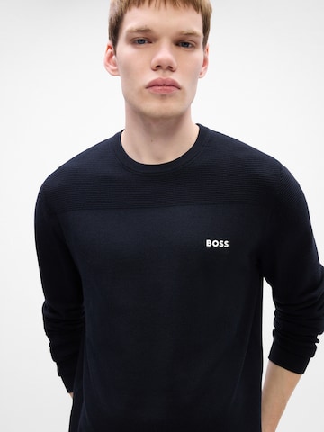 BOSS Pullover 'Momentum-X' in Blau