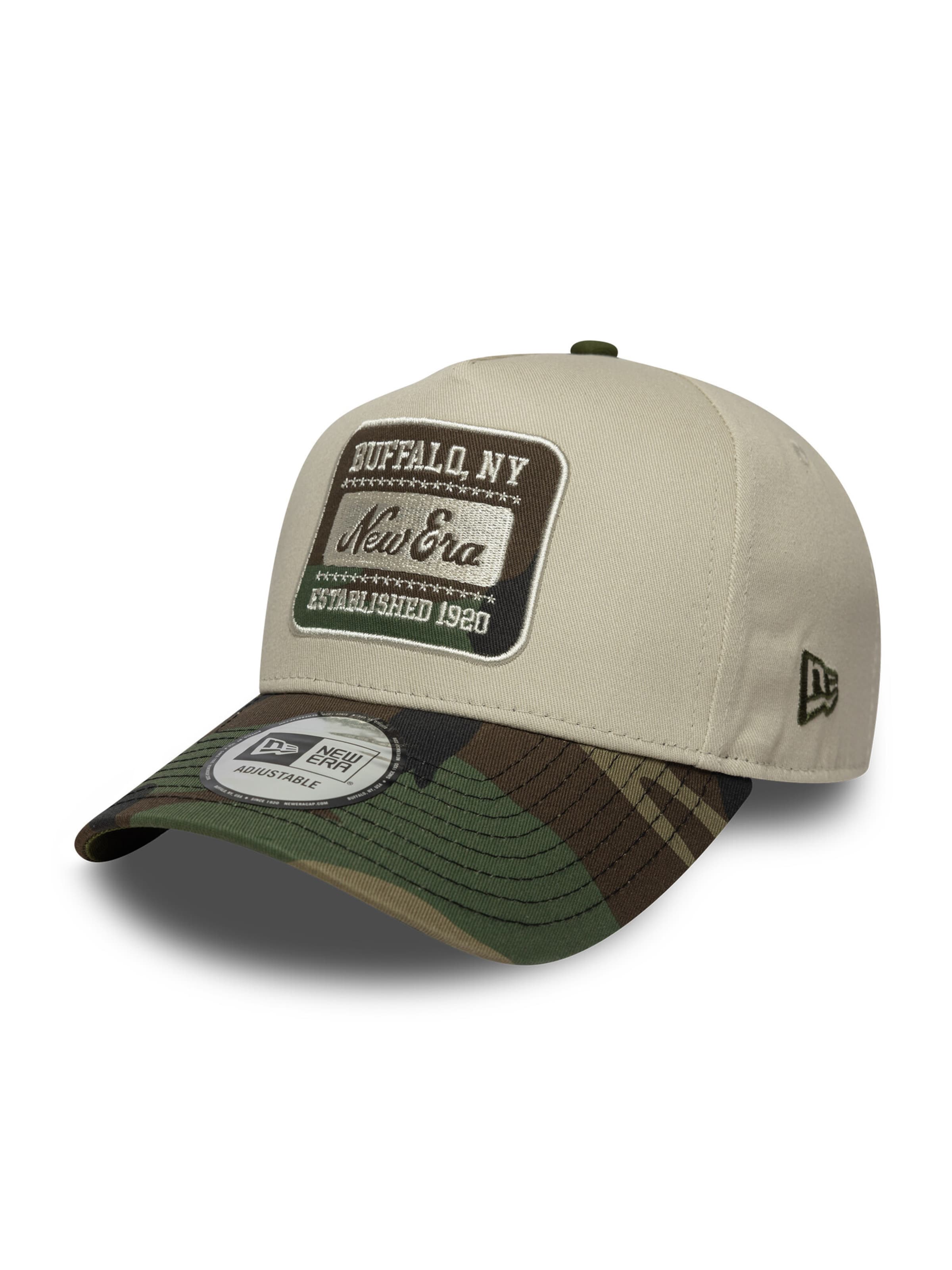 NEW ERA Cap '9FORTY' in Beige: front