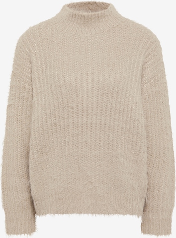 usha WHITE LABEL Oversized Sweater in Beige: front