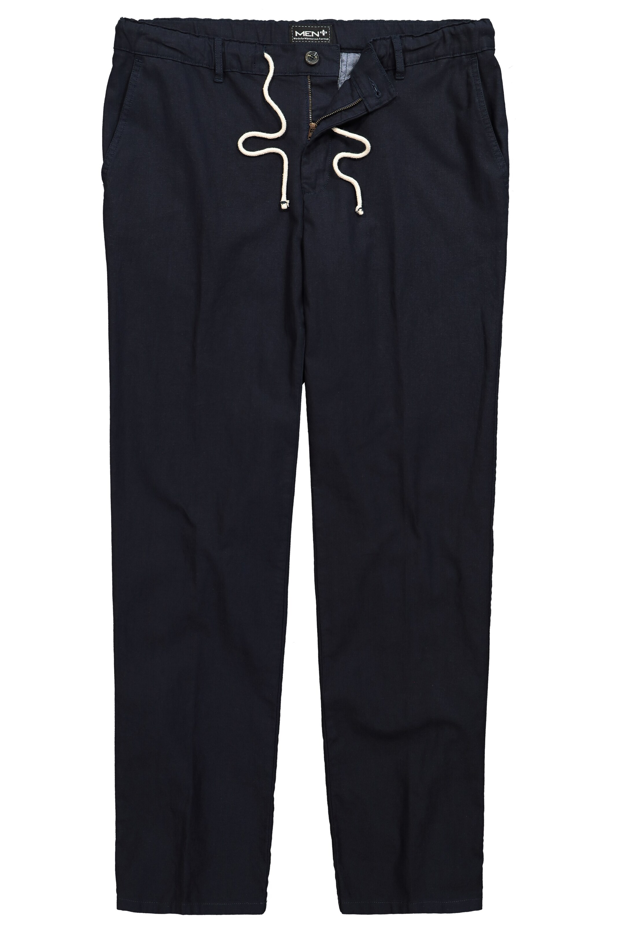 Men Plus Regular Broek in Blauw: voorkant