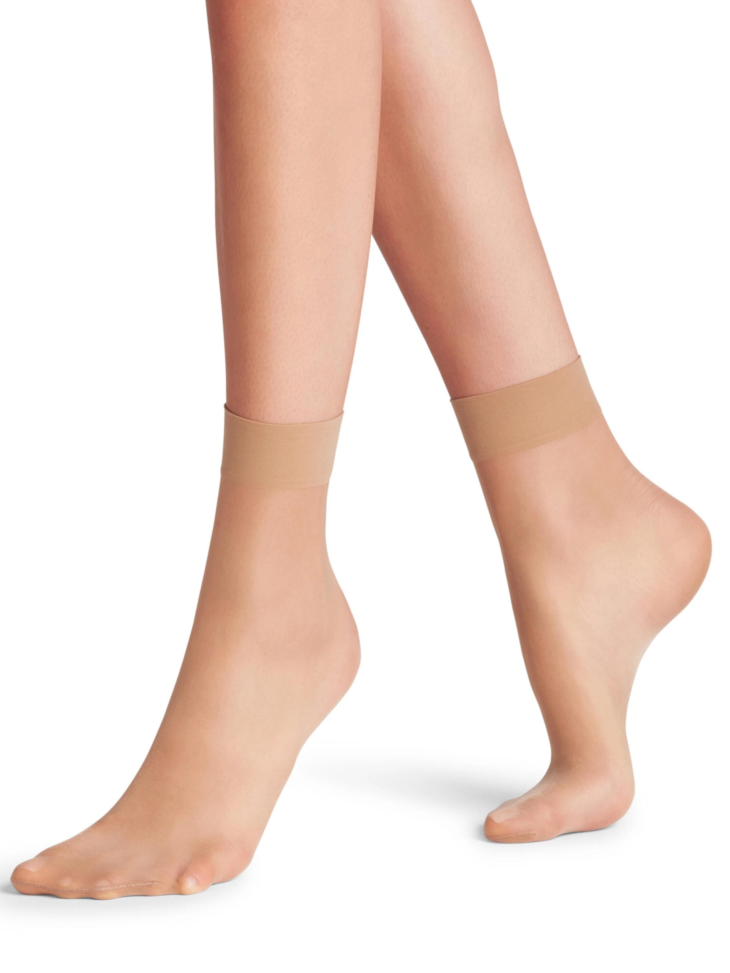 FALKE Socken 'Seidenglatt'‌‌‌ in Gelb: Vorderseite