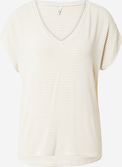 ONLY T-shirt 'TINE' en beige / blanc, Vue avec produit