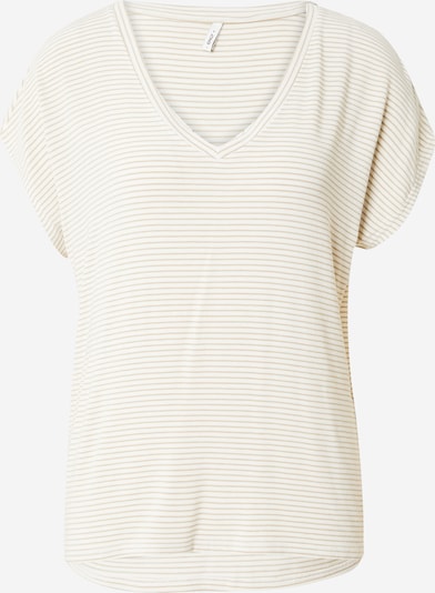 ONLY Shirts 'TINE' i beige / hvid, Produktvisning