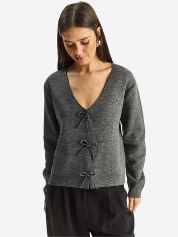 Bianco Lucci Strickjacke 'Strickjacken'‌‌‌‌ in Grau