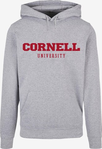 Merchcode Sweatshirt 'Cornell University' in Grijs: voorkant