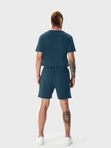 Oldskull Loosefit Shorts 'Samurai' in Grün: Vorderseite