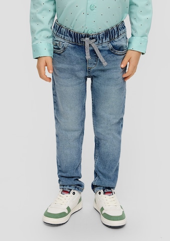 s.Oliver Slimfit Jeans 'Brad' i blå: framsida