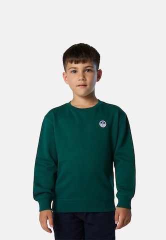 North Sails Sweatshirt in Groen: voorkant