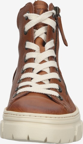 Paul Green Lace-Up Ankle Boots in Brown