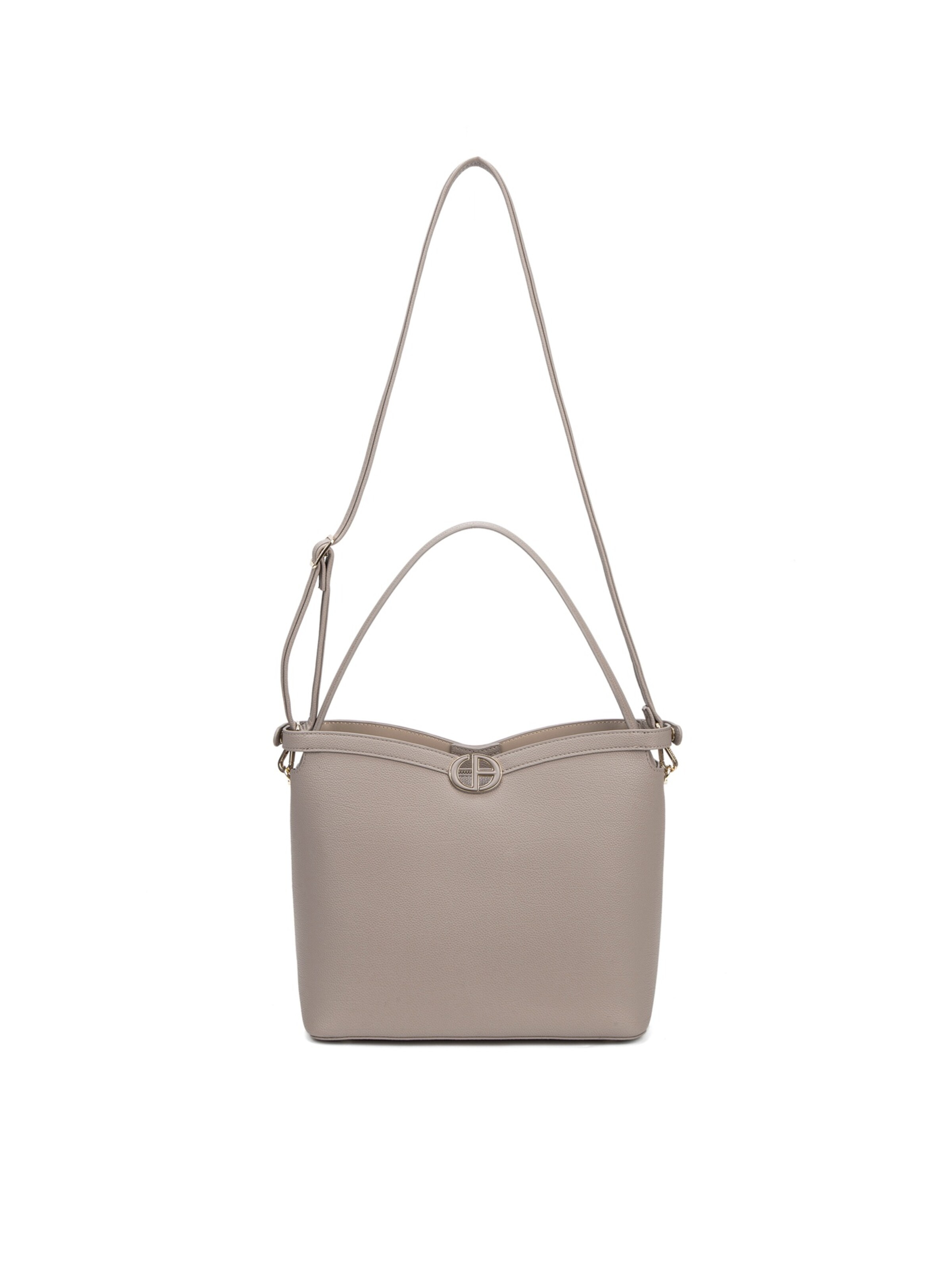 Chrisbella Shoulder Bag in Grey: front