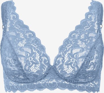 Hanro Bra ' Moments ' in Blue: front