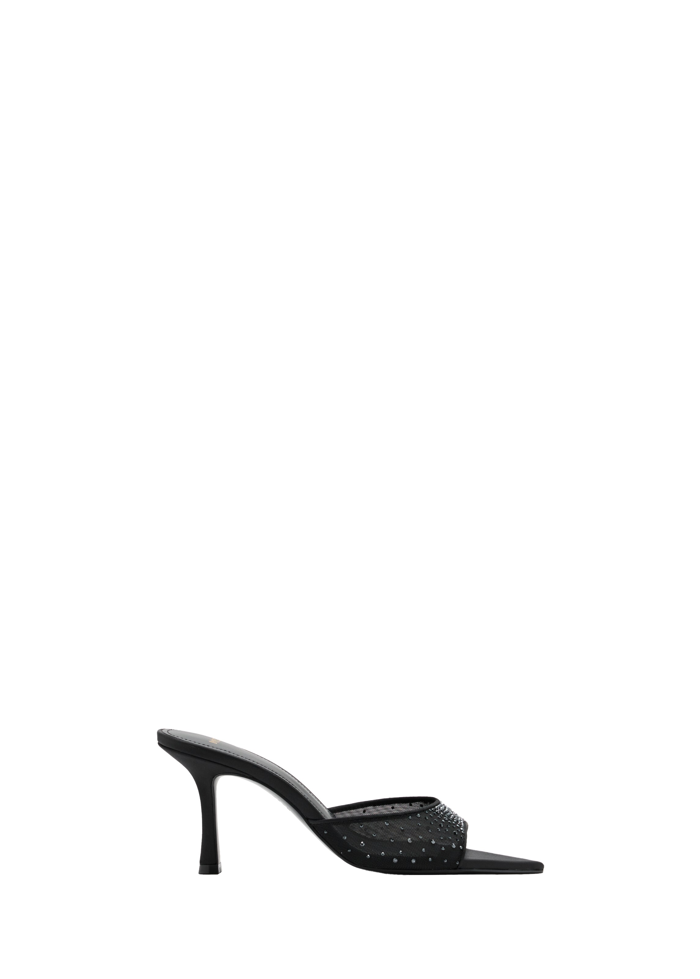 MANGO Mule 'PEPYSTR' in Black: front