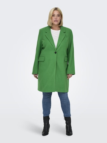 ONLY Carmakoma Between-Seasons Coat in Green: front