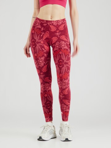 Blutsgeschwister Skinny Leggings in Rot: Vorderseite