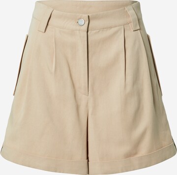 Guido Maria Kretschmer Women Bundfaltenhose 'Robin' in Beige: predná strana