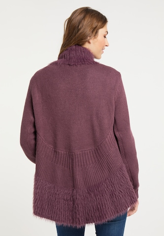 usha FESTIVAL Knit Cardigan in Purple