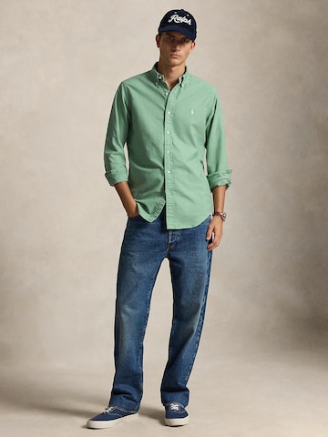 Polo Ralph Lauren Средняя посадка Рубашка в Зеленый