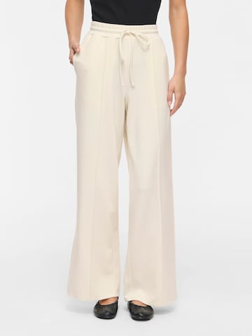 VILA Wide leg Broek 'VITelana' in Beige: voorkant