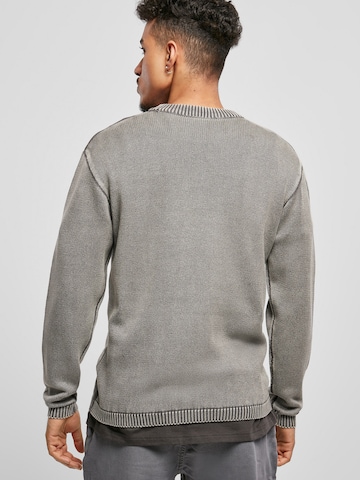 pelēks Urban Classics Džemperis 'Washed Sweater'