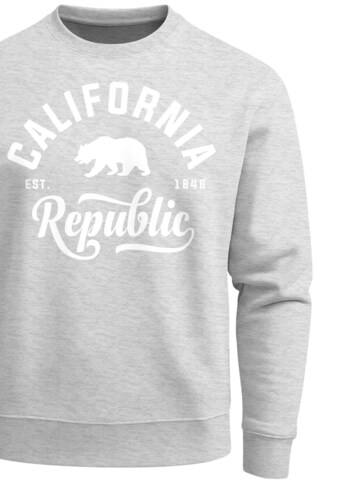 Neverless Sweatshirt 'California' in Grey