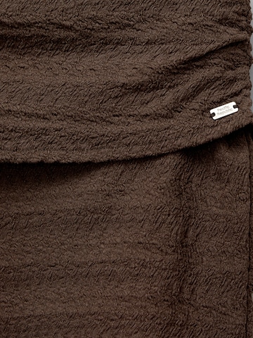 Pull&Bear Skinny Nadrág - barna