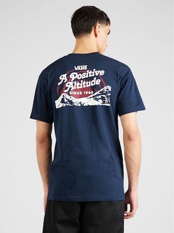 VANS Shirt 'POSITIVE ATTITUDE' in Blauw