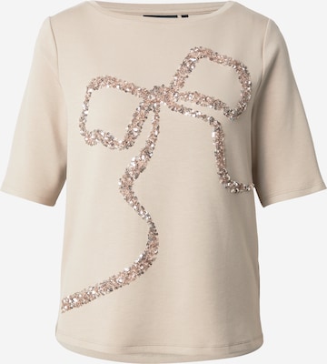 Tricou de la s.Oliver pe bej: față