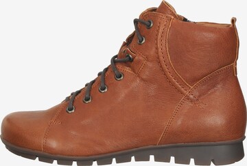 THINK! Lace-Up Ankle Boots in Brown