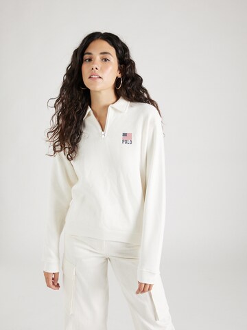 Polo Ralph Lauren Sweatshirt i vit: framsida