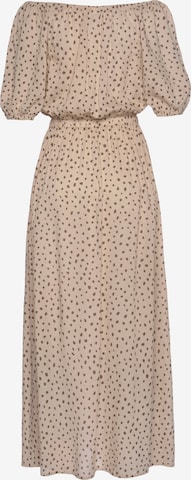 LASCANA Summer Dress in Beige: front