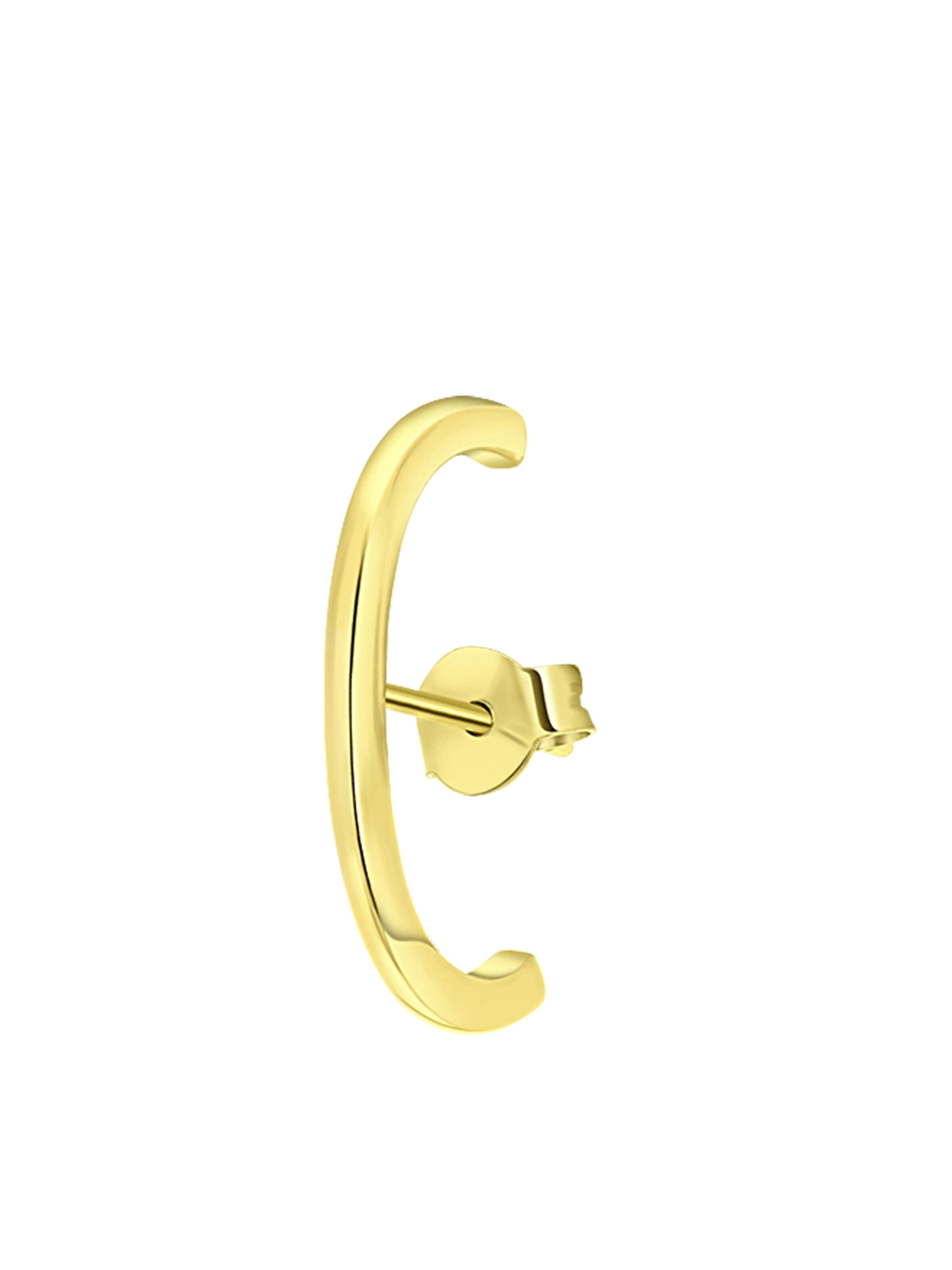 Lucardi Earrings in Gold: front