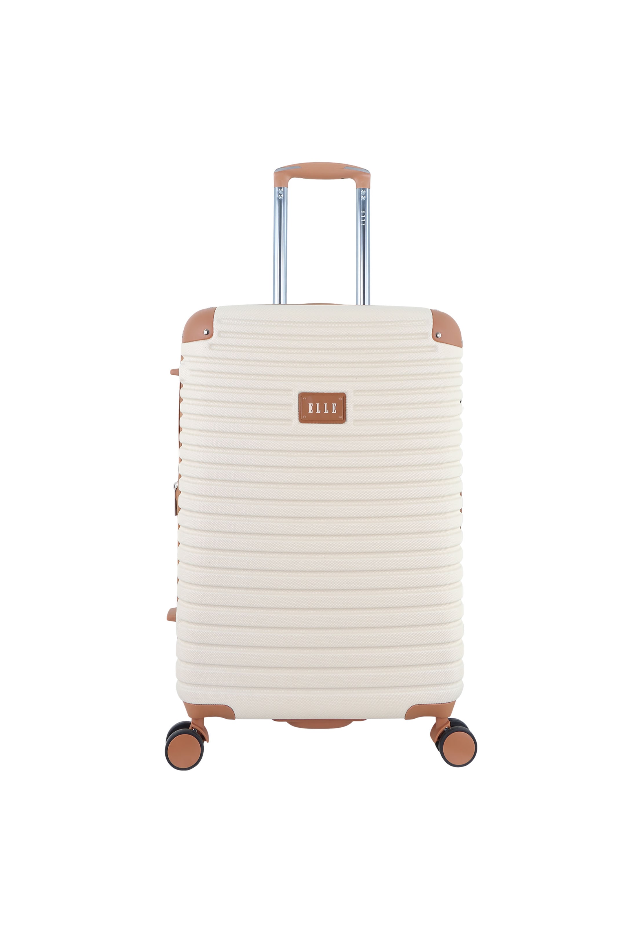 ELLE Suitcase in Beige: front