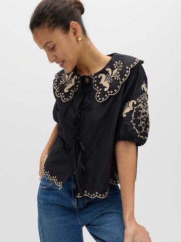 Marks & Spencer Bluse in Schwarz