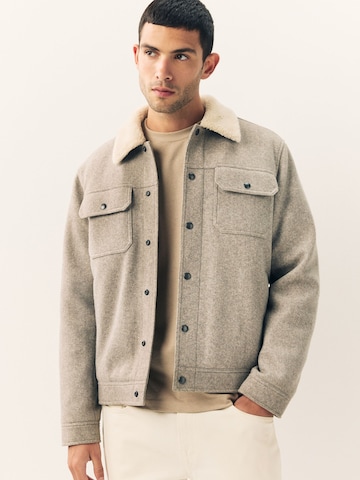Next Between-season jacket in Grey: front
