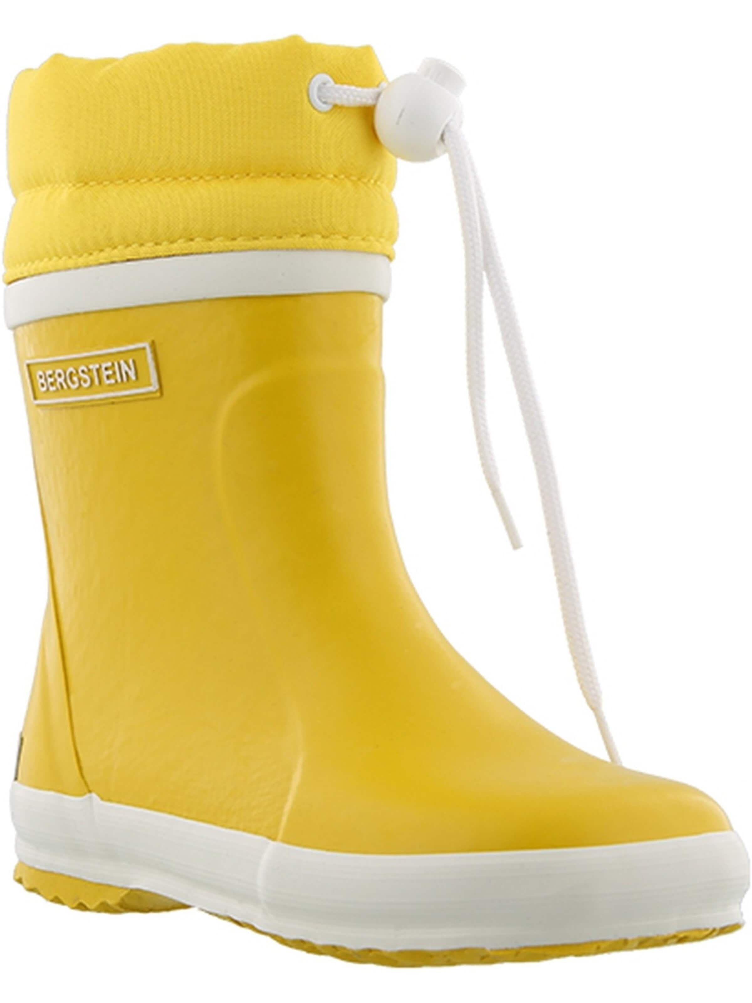 BERGSTEIN Boots 'Bergstein Winterboot Gelb Kautschuk' in Yellow: front