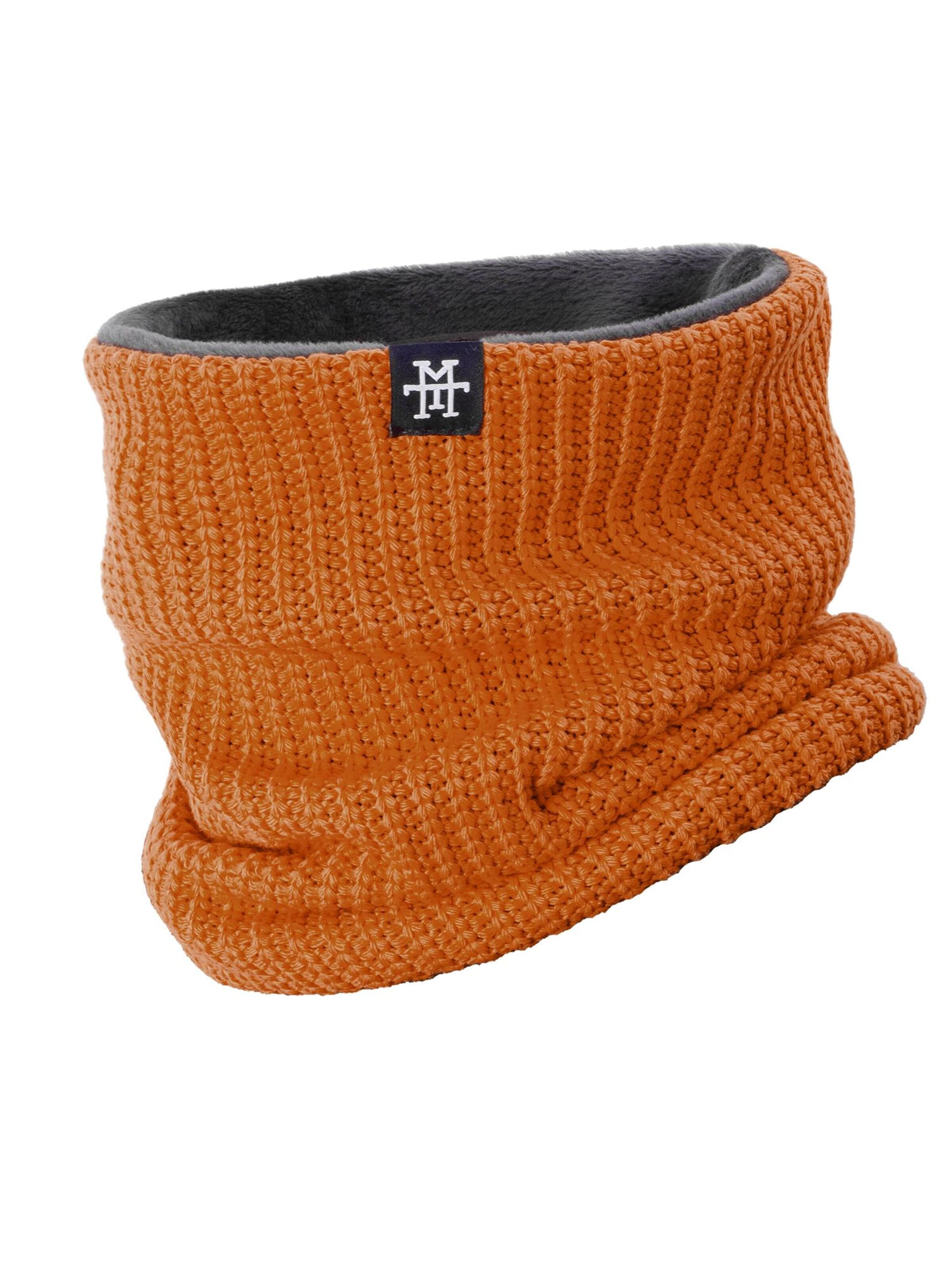 Manufaktur13 Tube Scarf 'Neckwarmer' in Brown: front
