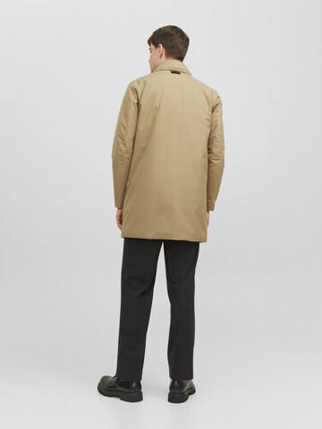 JACK & JONES Between-Seasons Coat 'Mac' in Brown